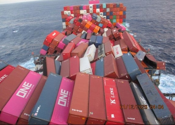 ONE Apus Container Spill 